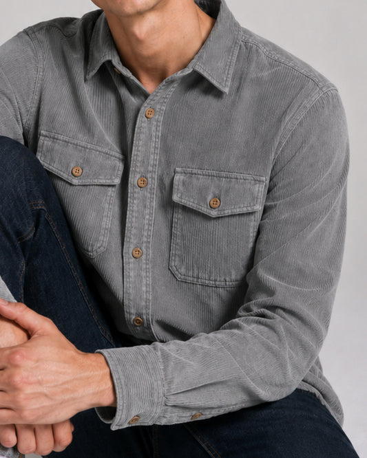 CORDUROY Shirt_GREY