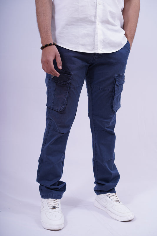 Premium Cotton Stretch Cargo - Teal