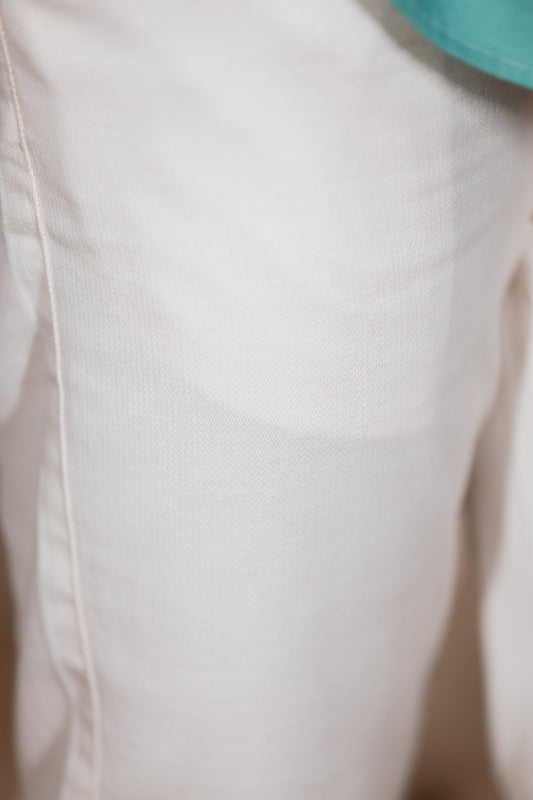 Premium Cotton Stretch Trouser - SB2416312 - CREAME