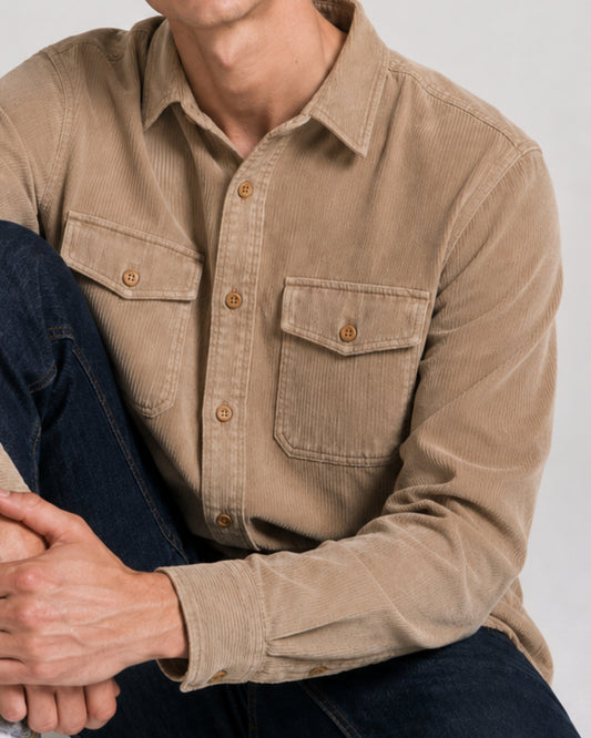 CORDUROY Shirt_FAWN