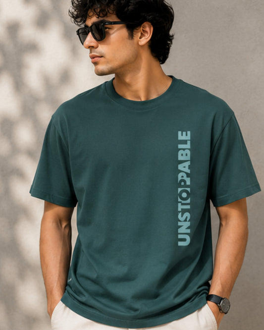 Gabardine T Shirt_Green (Unstoppable)