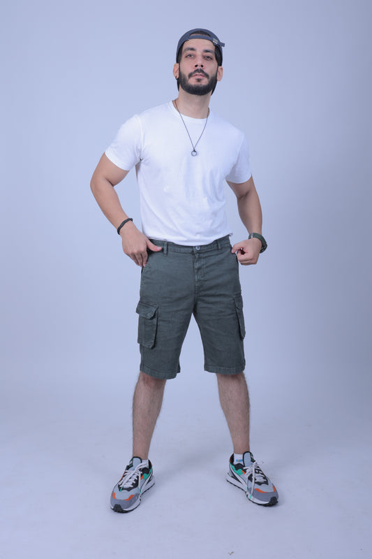 Premium Cotton Short - Dark Olive
