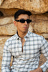 Oxford Checks - Off White Oxford Checks - Off White