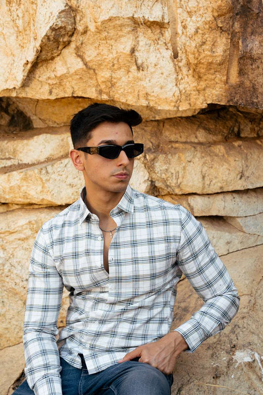 Oxford Checks - Off White