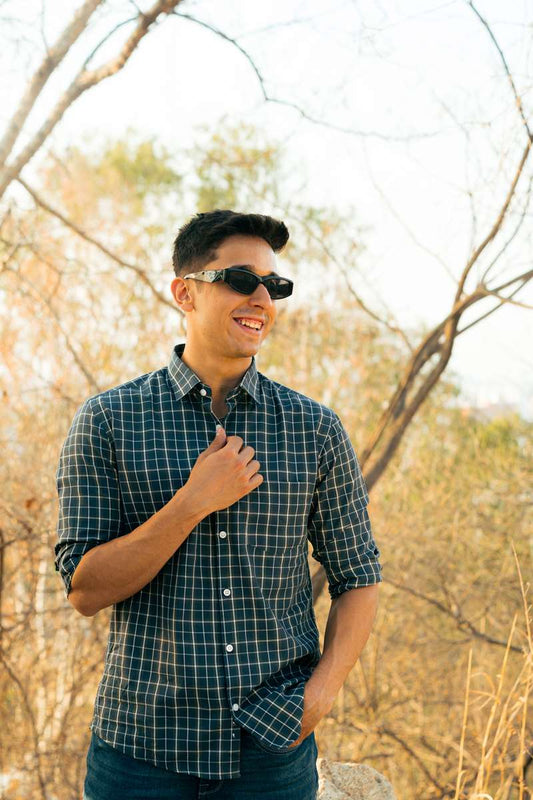 Oxford Checks - Dk Olive
