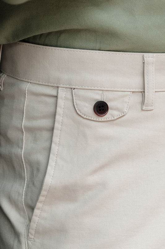 Premium Cotton Stretch Trouser Ireland - Beige