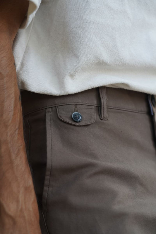 Premium Cotton Stretch Trouser Ireland - Grey