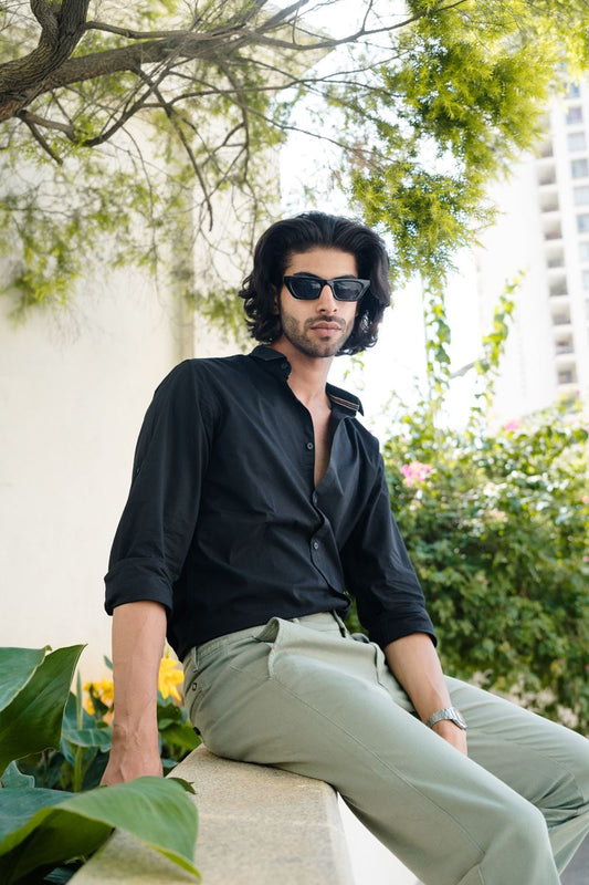 Cotton Stretch Jogger Denmark Peach - Green