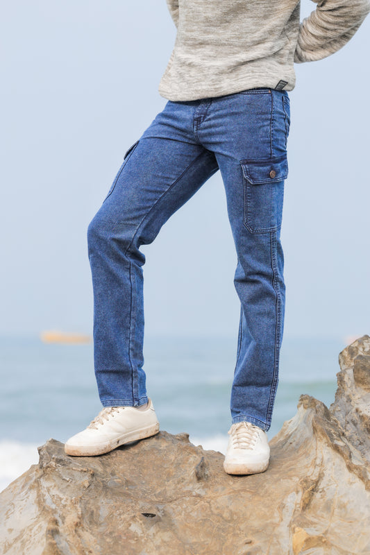 Cargo Denims_Light Blue
