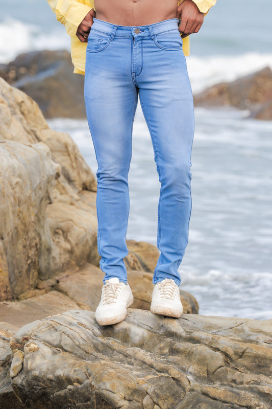 Slim Fit Jeans_Teal Blue