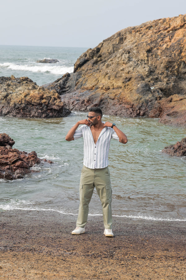 Premium Cotton Cargos_Olive