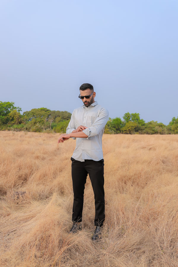 Premium Cotton Stretch Trouser  - SB2416325 - Black