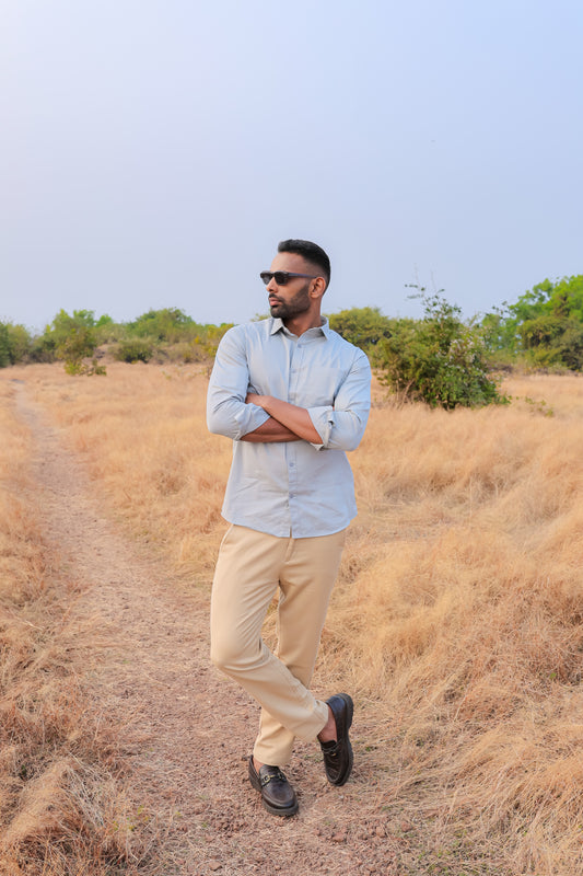 Premium Cotton Stretch Trouser  - SB2416330 -  Khaki