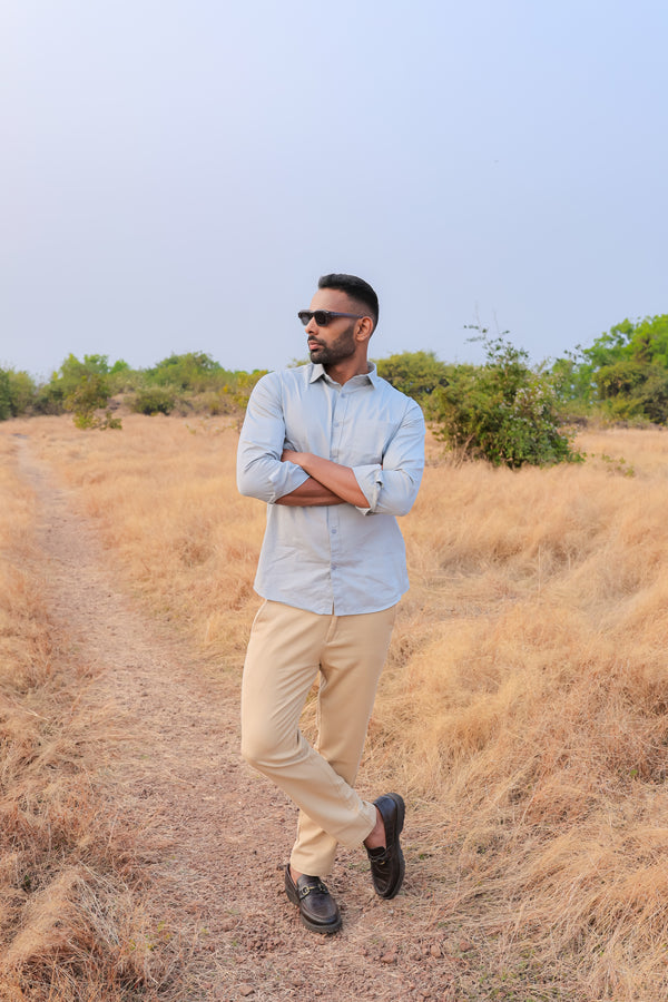 Premium Cotton Stretch Trouser  - SB2416330 -  Khaki