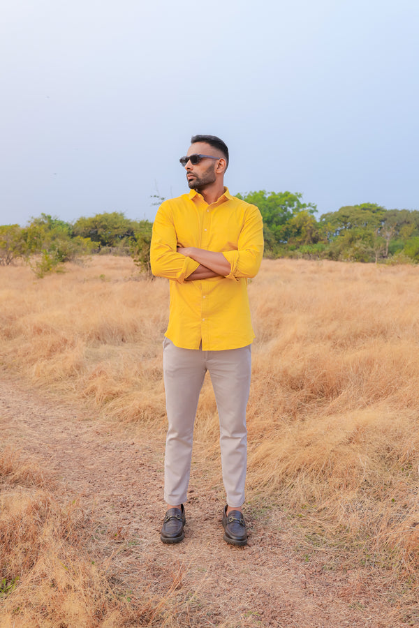 Premium Cotton Stretch Trouser  - SB2416330 -  Grey