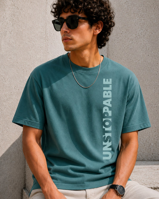 Gabardine T Shirt_Green (Unstoppable)
