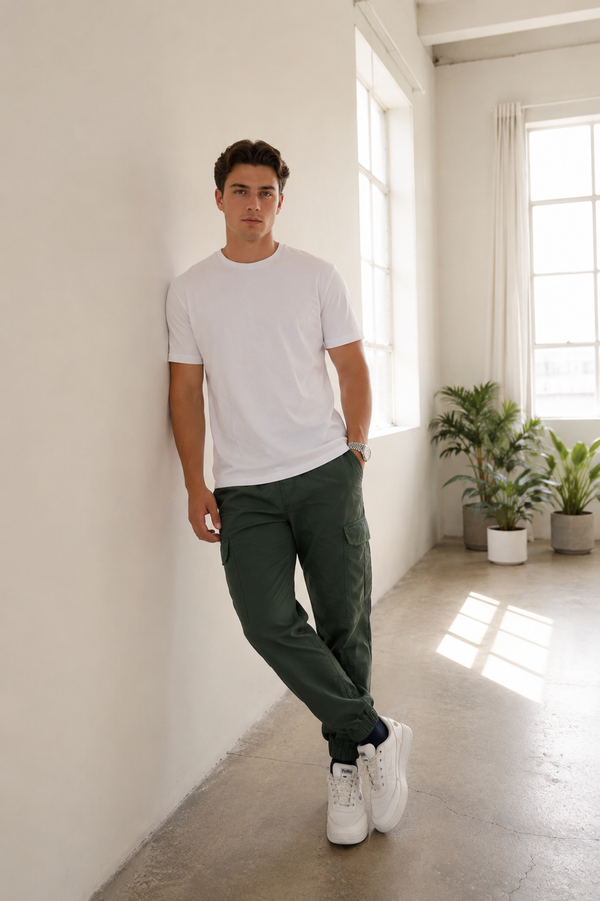 Zurich Cotton Jogger - Olive