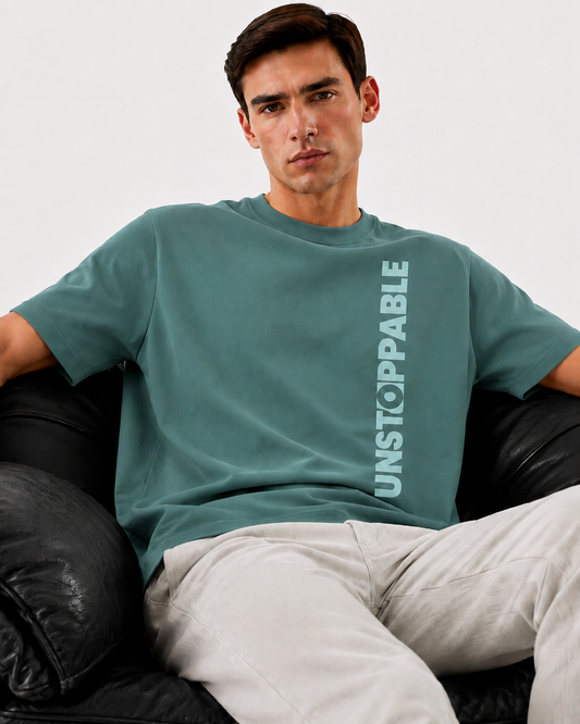 Gabardine T Shirt_Green (Unstoppable)