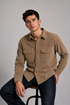 CORDUROY Shirt_Brown