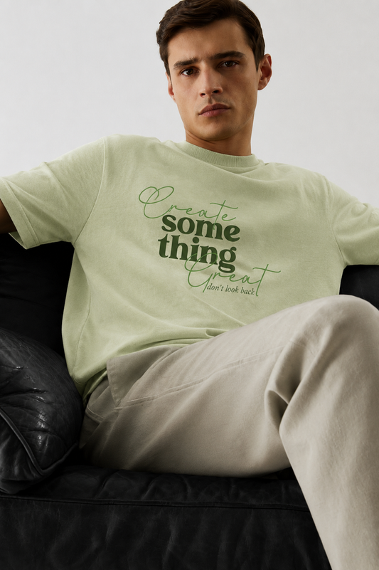 Gabardine T Shirt_Light Green