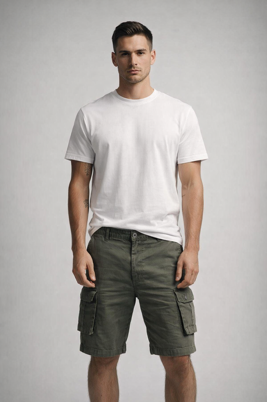 Premium Cotton Short - Dark Olive