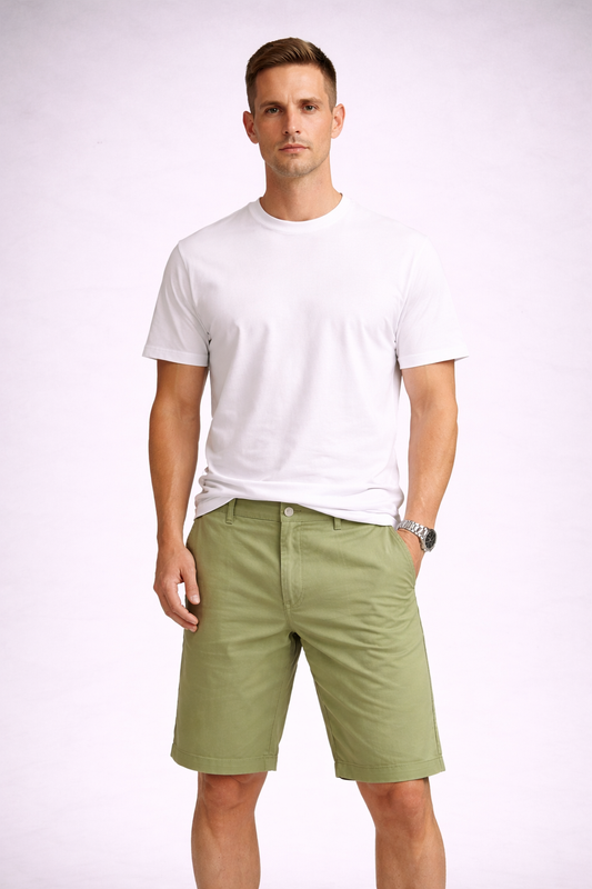 Moscow Plain Cotton Short - Green