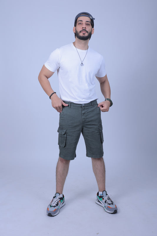 Premium Cotton Short - Dark Olive