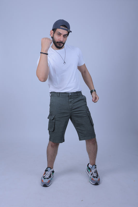 Premium Cotton Short - Dark Olive