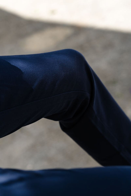 Premium Cotton Stretch Trouser Poland - Navy