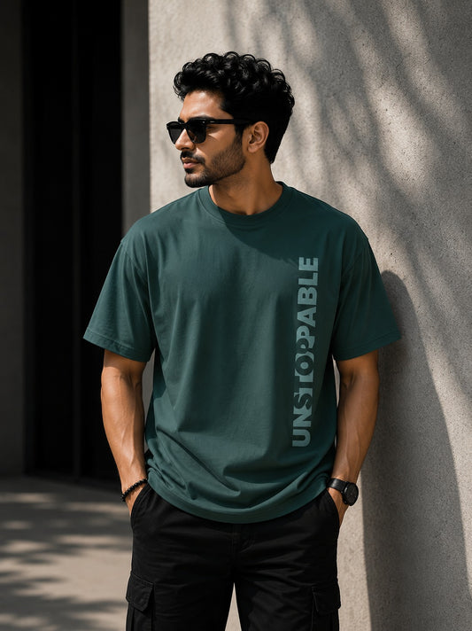 Gabardine T Shirt_Green (Unstoppable)