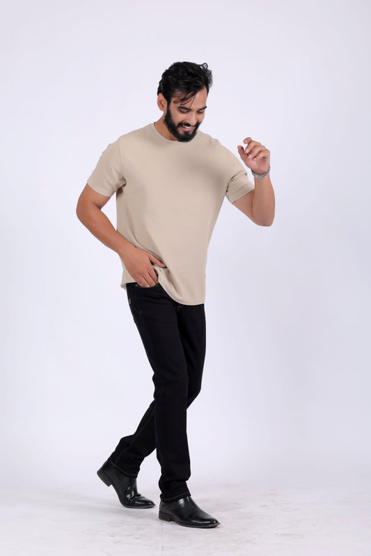 Heavily washed stretchable comfort fit Denim Jeans - Zed Black