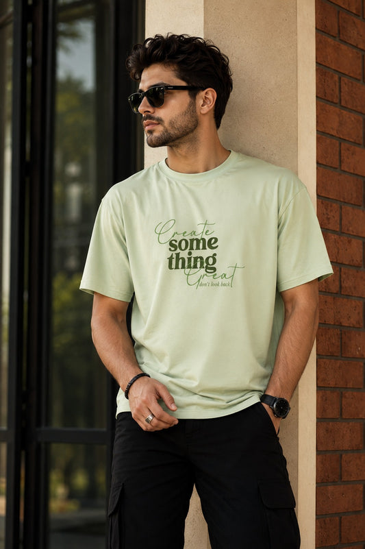 Gabardine T Shirt_Light Green